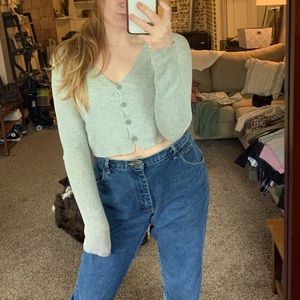 Cropped sweater!